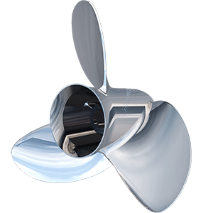 Turning Point Express&reg; Mach3 OS Left Hand Stainless Steel Propeller - OS-1619-L - 15.6" x 19" - 3-Blade