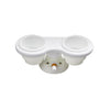 2- CUP HOLDER - HORIZONTAL / WHITE
