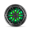 JL Audio M3 Series 7.7" Marine Coaxial Speakers w/Grey Metallic Sport Grilles w/RGB LED Lighting - M3-770X-S-Gm-i