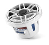 JL Audio M6 Series 8.8" Marine Coaxial Speakers w/Gloss White Sport Grille & Transflective™ LED Lighting - M6-880X-S-GwGw-i