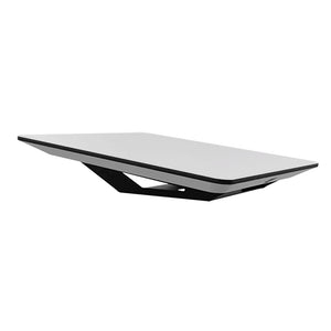 KVH Starlink Flat Panel Terminal with wedge mount and PoE cable, sleek design for reliable satellite communication.