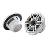 JL Audio M6 Series 6.5" Marine Coaxial Speakers w/Gloss White Sport Grille - M6-650X-S-GwGw