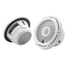 JL Audio M6 Series 7.7" Marine Coaxial Speakers w/Gloss White Classic Grille - M6-770X-C-3GW