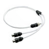 JL Audio 2 Channel Marine Audio Y-Adaptor 1 Male Plug to 2 Female Jacks - XMD-WHTAICY-1M2F