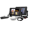 Lowrance Elite FS 10 Boat in a Box Bundle with two displays, Active Imaging transducer, and GPS components.