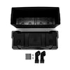 Camco Double Battery Box with lid and accessories, designed for safe storage of automotive and marine batteries.