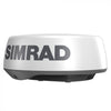 Simrad Halo 20 Radar Dome, compact marine radar with 24 nm range for boats, featuring easy operation and low power consumption.