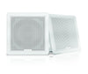 Fusion FM-F77SW 7" White Square Flush Mount Speakers