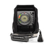 Humminbird ICE-55 flasher with digital readout and sonar transducer, ideal for ice fishing depth measurement.