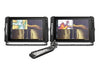 Lowrance Elite FS 12 dual displays showcasing active imaging features for enhanced fishing experiences.