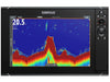 Simrad NSS evo3S 12" display with advanced echosounder features and high-resolution sonar imaging.