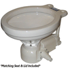 Raritan Sea Era Electric Toilet - Household Style - Integral Pump - Straight & 90° Discharge - 12v