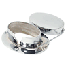 Whitecap Chain & Rope Deck Pipe 4" x 2-1/4" Chrome Plate