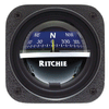 Ritchie V-537B Explorer Compass - Bulkhead Mount - Blue Dial