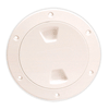 Beckson 4" Smooth Center Screw-Out Deck Plate - Beige