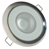 Lumitec Mirage - Flush Mount Down Light - Glass Finish/Polished SS - 4-Color Red/Blue/Purple Non Dimming w/White Dimming