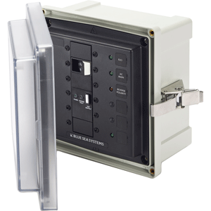 Blue Sea SMS Surface Mount System Panel Enclosure - 120/240V AC/50A ELCI Main - 1 Blank Circuit Position