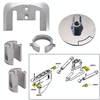 Tecnoseal Anode Kit w/Hardware - Mercury Bravo 1 - Aluminum