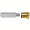 Tecnoseal E5 Pencil Zinc w/Brass Cap