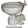 Raritan Sea Era Toilet - Household Style - Freshwater Solenoid - Straight &amp; 90&deg; Discharge - Smart Toilet Control - 12v