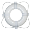 Taylor Made Foam Ring Buoy - 30" - White w/White Rope