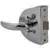 Southco Compact Swing Door Latch - Chrome - Non-Locking