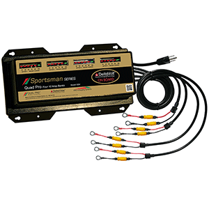 Dual Pro Sportsman Series Battery Charger - 40A - 4-10A-Banks - 12V-48V
