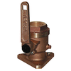GROCO 2" Bronze Flanged Full Flow Seacock