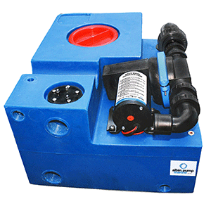 Albin Pump 19 Gallon (72L) Waste Water Tank CPL Diaphragm - 12V
