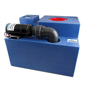 Albin Pump 12 Gallon (47L) Waste Water Tank CPL Macerator - 12V