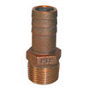 GROCO 2" NPT x 2" ID Bronze Pipe to Hose Straight Fitting