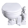 Raritan PH PowerFlush Electric/Manual Toilet - Marine Size - 12v - White