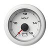 Veratron 52MM (2-1/16") OceanLink Battery Voltage Gauge - 8 to 16V - White Dial &amp; Bezel