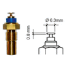 Veratron Engine Oil Temperature Sensor - Single Pole, Spade Connect - 50-150&deg;C/120-300&deg;F - 6/24V - M10 x 1.5 Thread