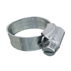 Trident Marine 316 SS Non-Perforated Worm Gear Hose Clamp - 3/8" Band - (5/16" &ndash; 9/16") Clamping Range - 10-Pack - SAE Size 3