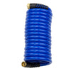 HoseCoil 15' Blue Self Coiling Hose w/Flex Relief