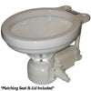 Raritan Sea Era Electric Toilet - Household Style - Integral Pump - Straight & 90° Discharge - 12v