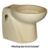 Raritan Atlantes Freedomv w/Vortex-Vac - Household Style - Bone - Remote Intake Pump - Smart Toilet Control - 12v