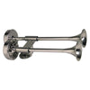 Schmitt & Ongaro Deluxe All-Stainless Shorty Dual Trumpet Horn - 12V