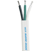 Ancor White Triplex Cable - 16/3 AWG - Flat - 100'