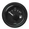 Veratron 52MM (2-1/16") ViewLine Fuel Level Gauge Empty/Full - 240 to 33.5 OHM - Black Dial & Triangular Bezel