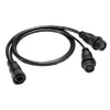 Humminbird 14 M ID SIDB Y - SOLIX®/APEX® Side Imaging Left-Right MSI/Dual Beam Splitter Cable - 30"