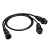 Humminbird 14 M SILR Y - SOLIX®/APEX® Side Imaging & 2D Splitter Dual Side Image Adapter Cable - 30"