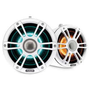 Fusion SG-FLT882SPW 8.8" Tower Speaker White With CRGBW Lighting