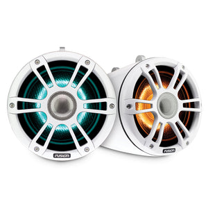 Fusion SG-FLT652SPW 6.5" Tower Speaker White With CRGBW Lighting