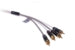 Fusion MS-FRCA12 12' 4-Way Shielded Twisted RCA Cable