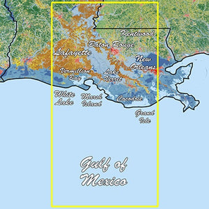 Garmin Louisiana Central Standard Mapping Classic